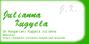 julianna kugyela business card